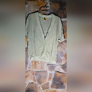 Pop Light olive green Cardigan